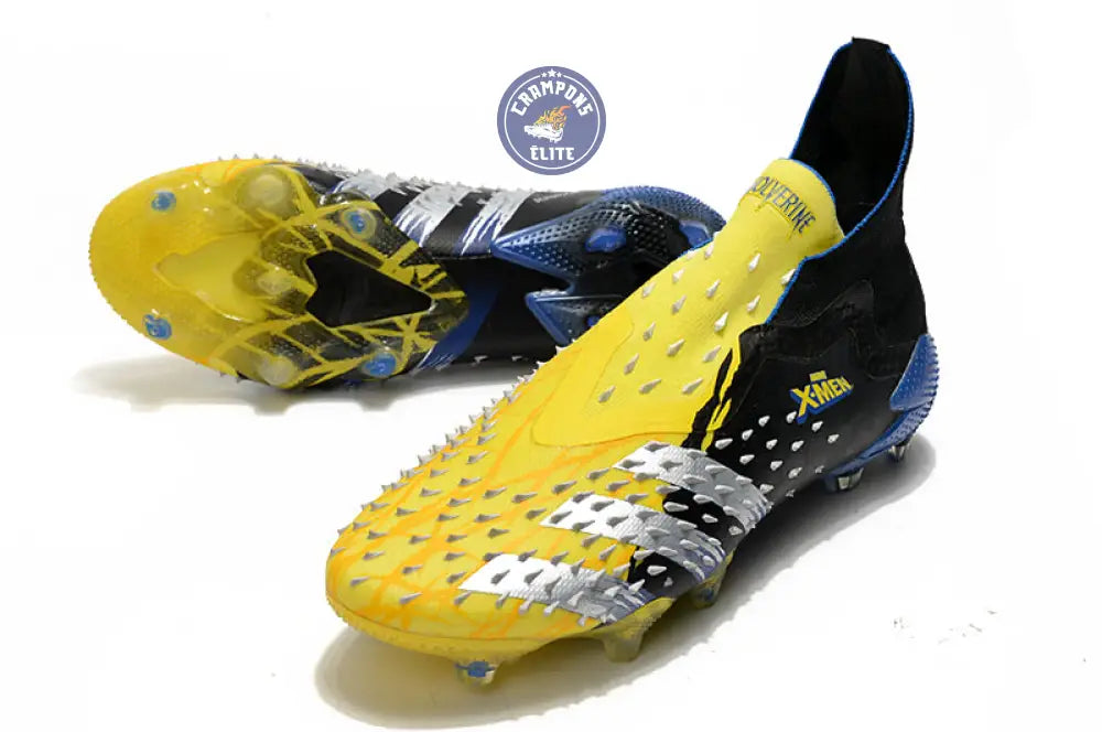 Predator Freak Laceless FG X-Men Wolverine - Jaune/Argenté/Noir ÉDITIO – Image 2