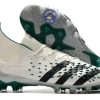 Predator Freak Lacets FG Equipment - Blanc/Noir/Vert ÉDITION LIMITÉE (