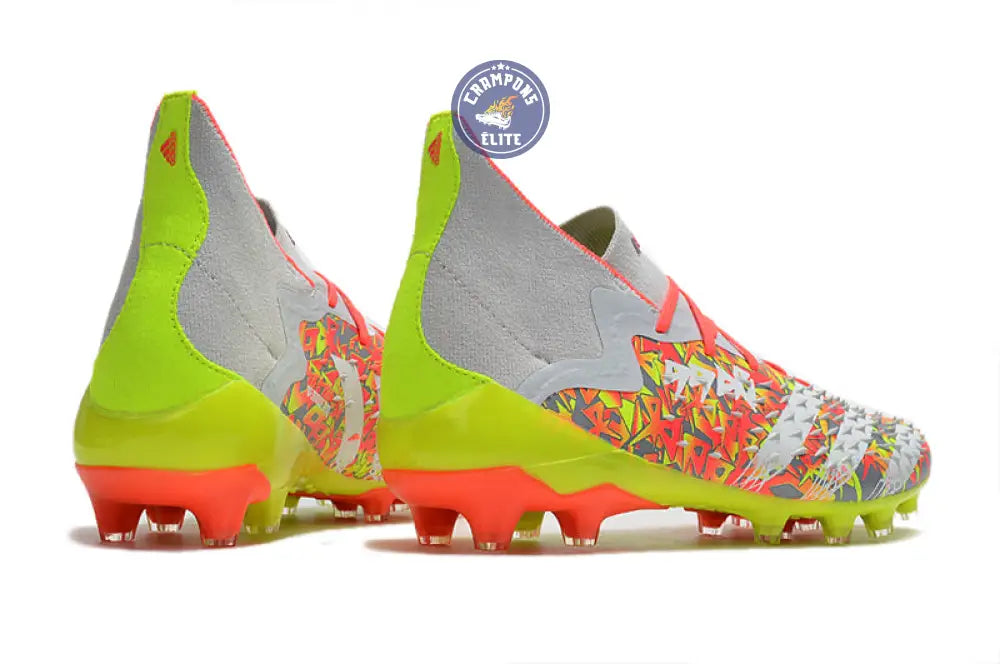 Predator Freak Lacets FG Numbers Up - Gris/Blanc/Jaune – Image 6