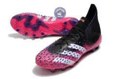 Alternative view of Predator Freak Lacets FG Superspectral - Noir/Blanc/Rose