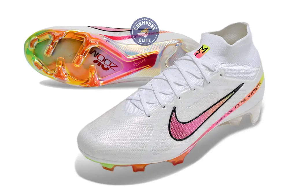 Superfly 9 Elite FG x Marcus Rashford Blanc/Rose – Image 3