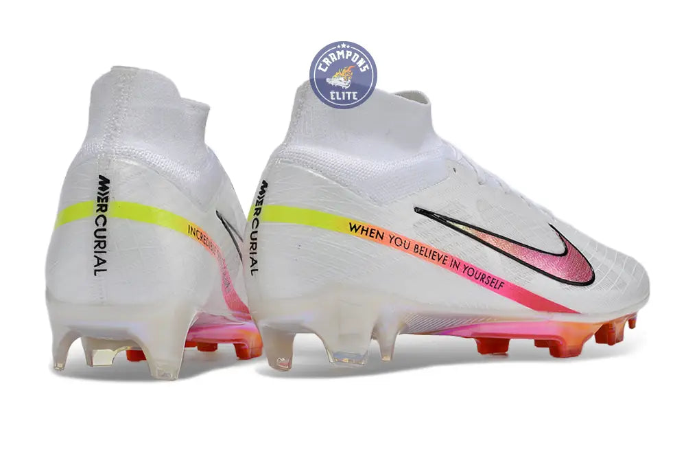 Superfly 9 Elite FG x Marcus Rashford Blanc/Rose – Image 4