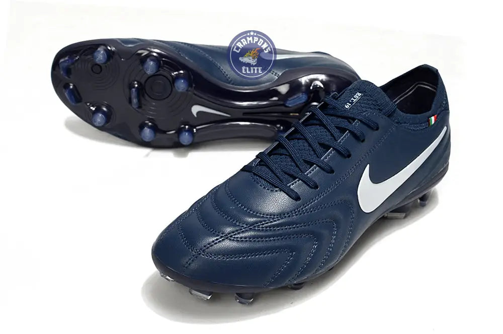 Tiempo 10 Luxe FG - Bleu Marine/Blanc – Image 2