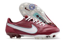 Tiempo 9 Elite FG Bordeaux/Blanc