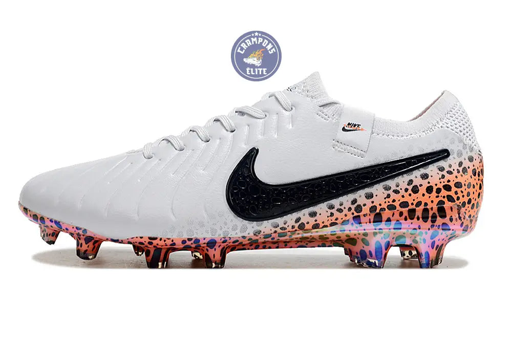 Tiempo Legend 10 Elite FG Electric Pack Gris/Orange/Léopard – Image 6