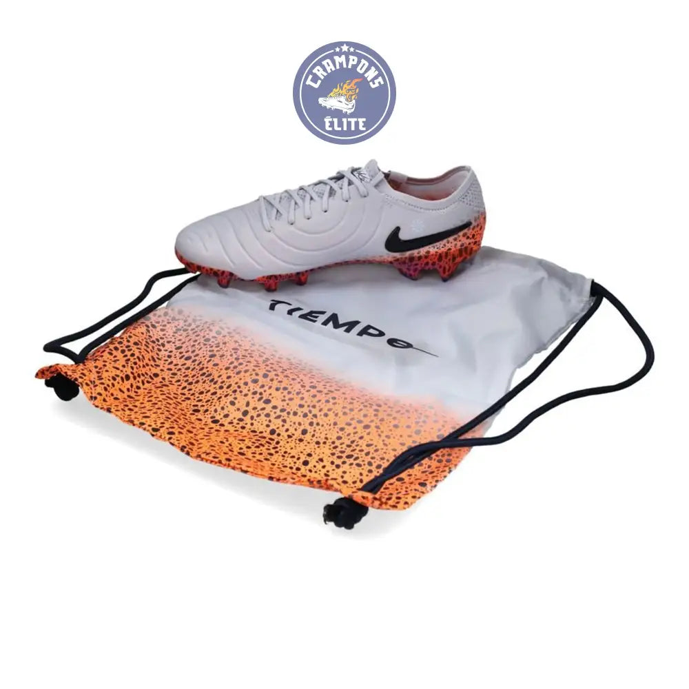 Tiempo Legend 10 Elite FG Electric Pack Gris/Orange/Léopard – Image 8