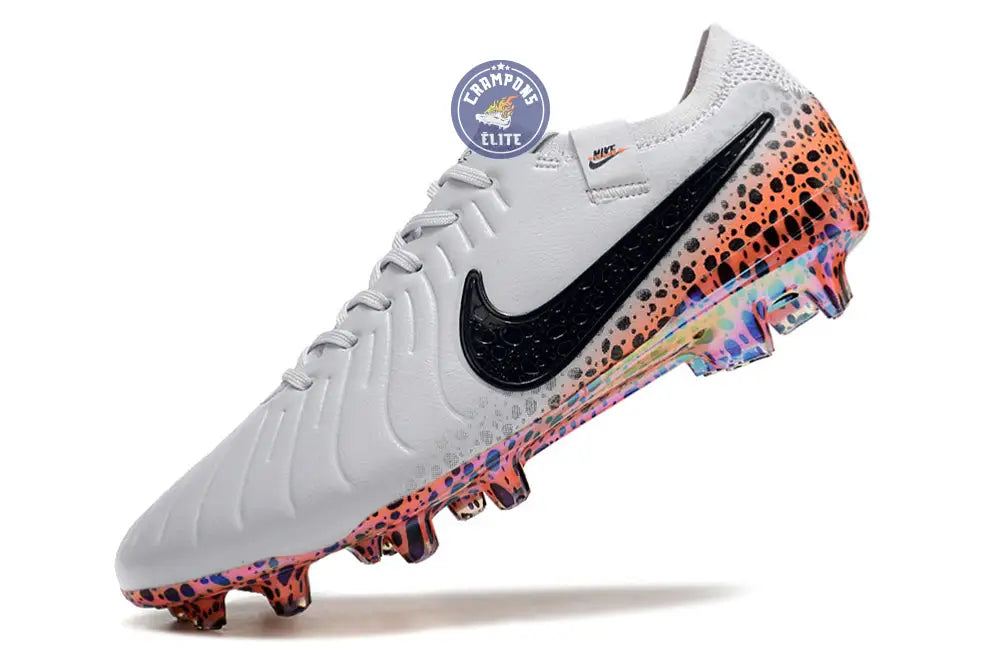 Tiempo Legend 10 Elite FG Electric Pack Gris/Orange/Léopard – Image 5
