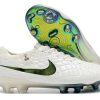 Tiempo Legend 10 Elite FG Pearl - Blanc Cassé/Turquoise