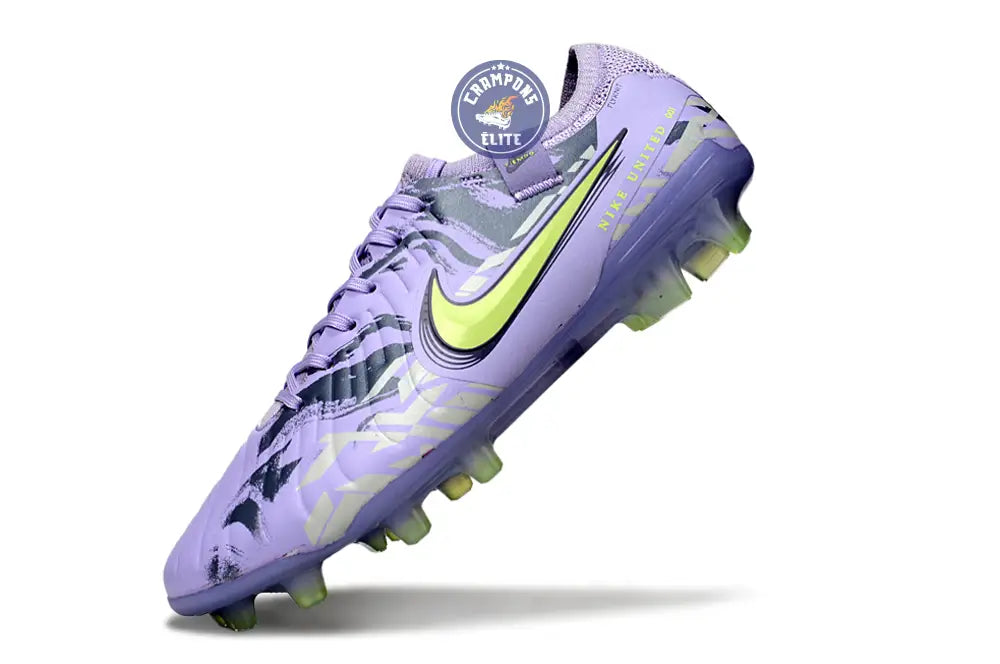TIEMPO LEGEND 10 ELITE FG UNITED - PURPLE AGATE/VIOLET/JAUNE FLUO – Image 4