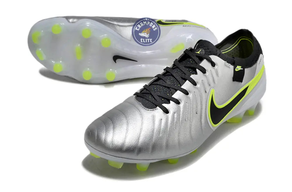 Tiempo Legend 10 Pro FG Mad Voltage - Argenté/Noir/Jaune Fluo – Image 2