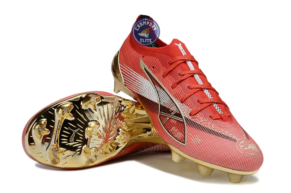 ULTRA 5 ULTIMATE X JAPAN RACETRACK FG/AG - Rouge/Or – Image 4