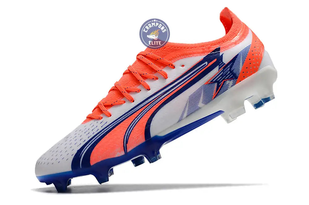 Ultra Ultimate FG Firm Ground - Blanc/Bleu/Orange – Image 4