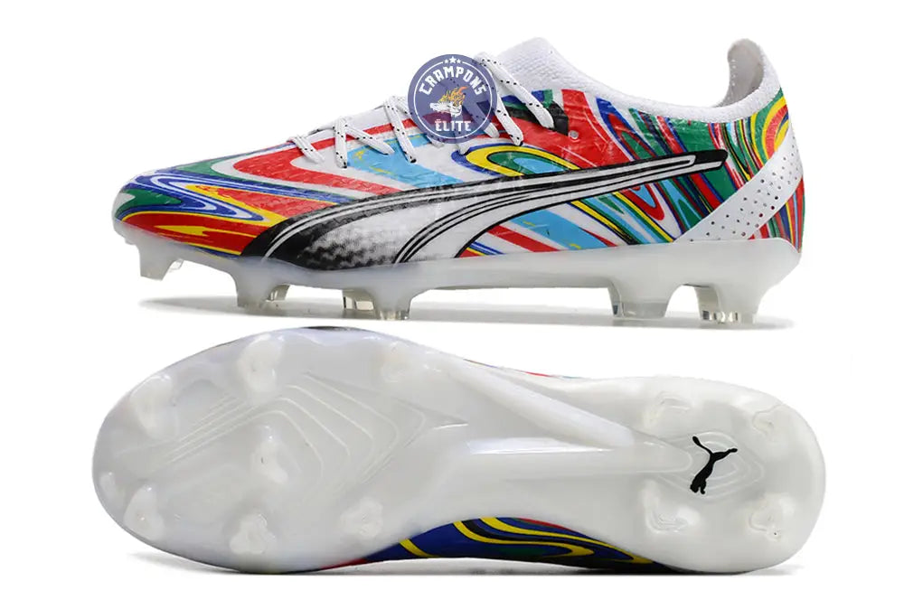 Ultra Ultimate FG Flags of the World - Blanc/Noir/Rouge/Vert ÉDITION L