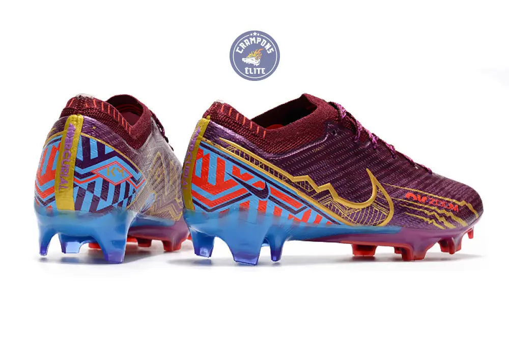 Vapor 15 Elite FG Mbappé Personal Edition - Bordeaux/Doré – Image 5