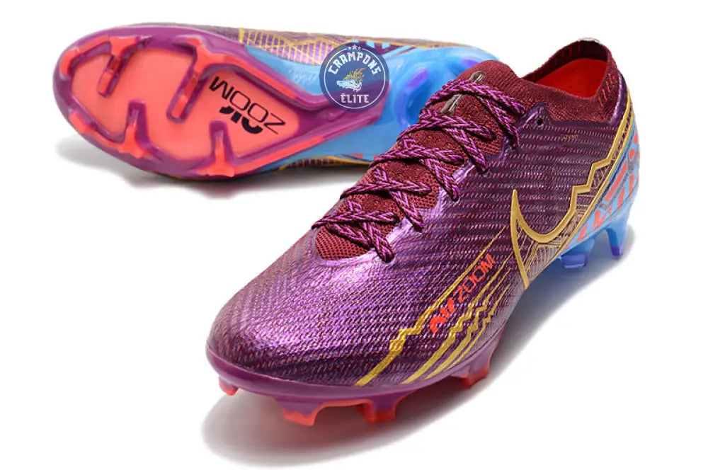 Vapor 15 Elite FG Mbappé Personal Edition - Bordeaux/Doré – Image 2