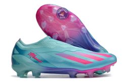 X Crazyfast Elite Laceless FG Bienvenido a Miami - Flash Aqua/Lucid Pi