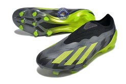 Alternative view of X Crazyfast Elite Laceless FG Crazycharged - Noir/Jaune/Gris ÉDITION L