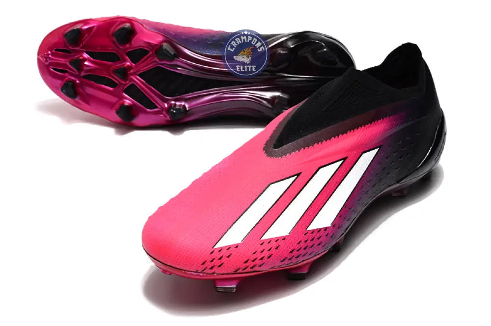 X Speedportal Elite Laceless FG Own Your Football - Rose/Argenté/Noir – Image 2