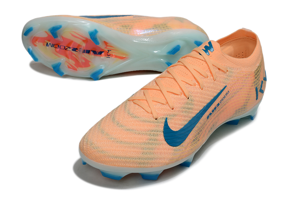 AIR Zoom Mercurial KM Vapor 16 Elite FG - Teinte Melon/Turq Néo/Igloo – Image 6