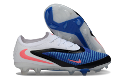 Phantom 6 Low Elite FG -Bleu course/Blanc/Rose vif