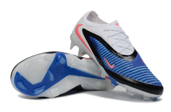 Alternative view of Phantom 6 Low Elite FG -Bleu course/Blanc/Rose vif